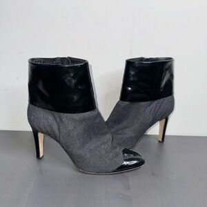 Gianvito Rossi Women’s Black and Grey bootie